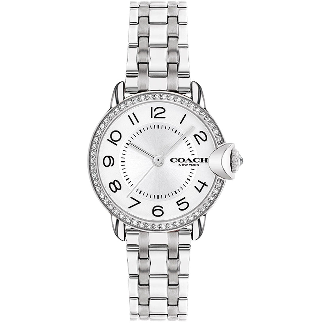 Coach Womens Arden Watch White Dial Stainless Steel Bracelet Model 14503814 Image 1