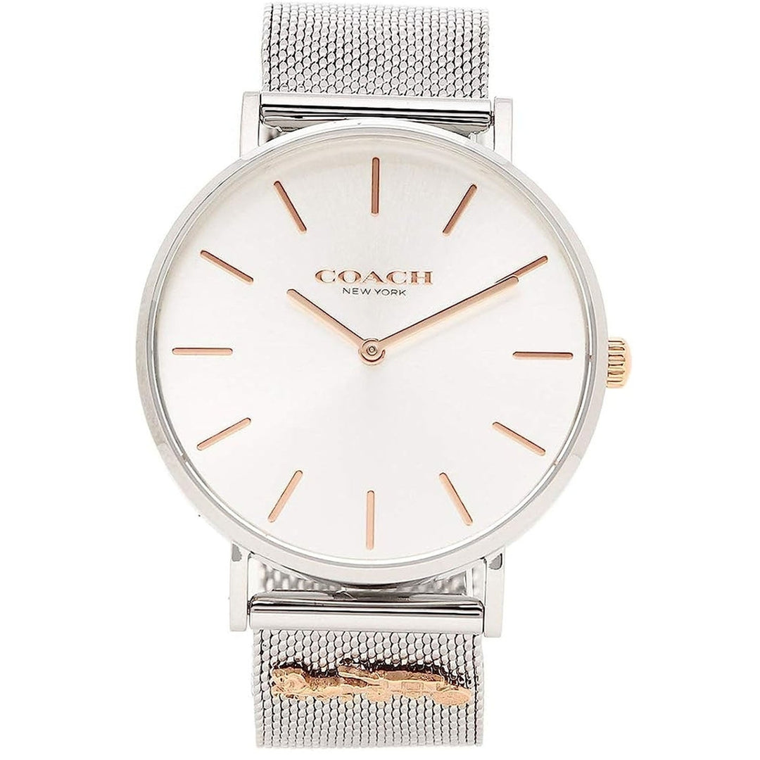 Coach Womens Perry White Dial Watch - 14503336 Image 1