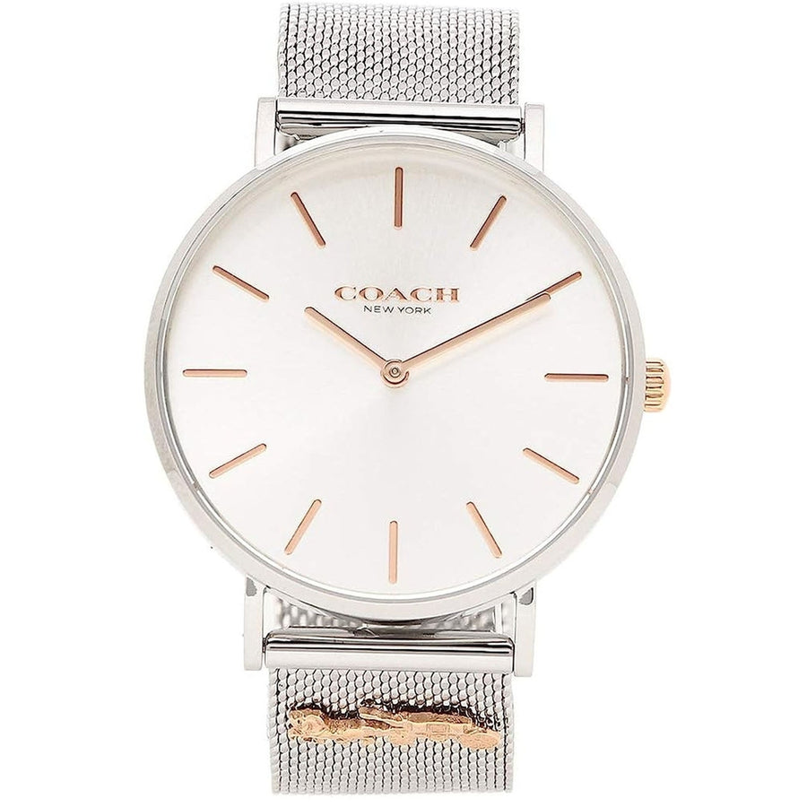 Coach Womens Perry White Dial Watch - 14503336 Image 1