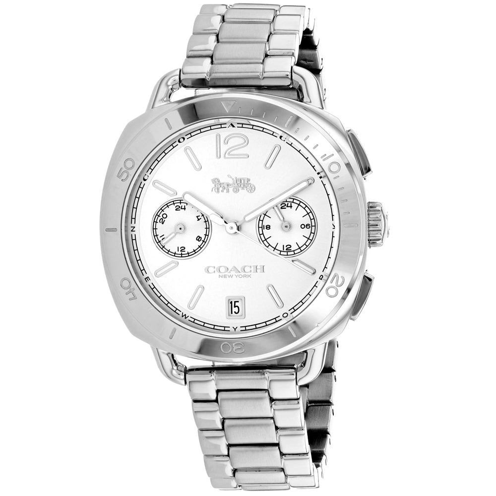 Coach Womens Tatum Silver Dial Watch Stainless Steel Bracelet Model 14502602 Image 1