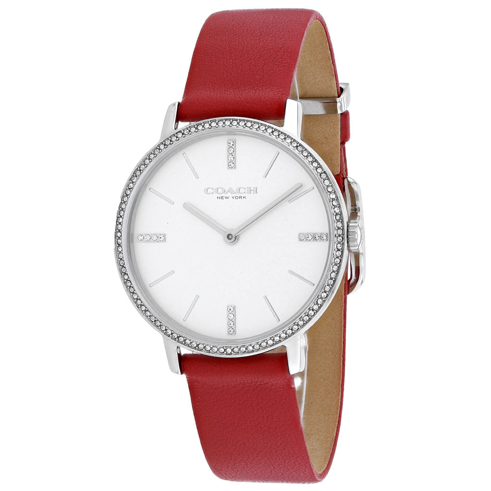 Coach Womens White Dial Watch - 14503427 Image 1