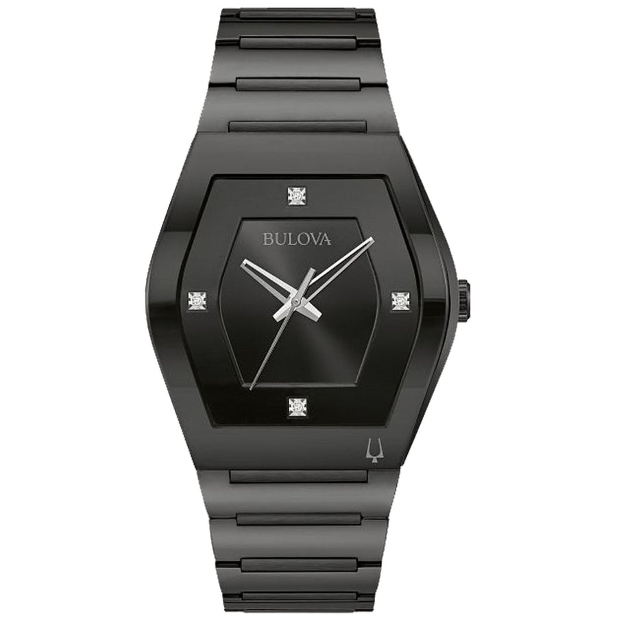 Bulova Womens Gemini Black Dial Watch - 98D177 Image 1