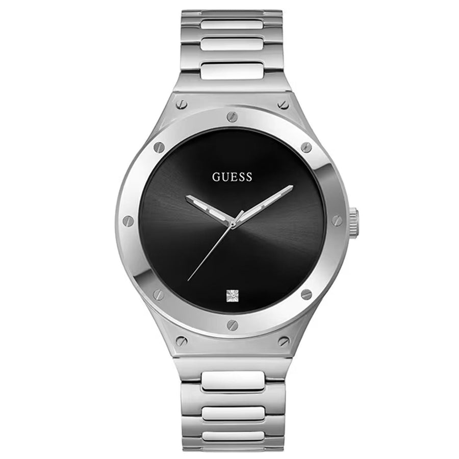 Guess Mens Scope Black Dial Watch - GW0427G1 Image 1