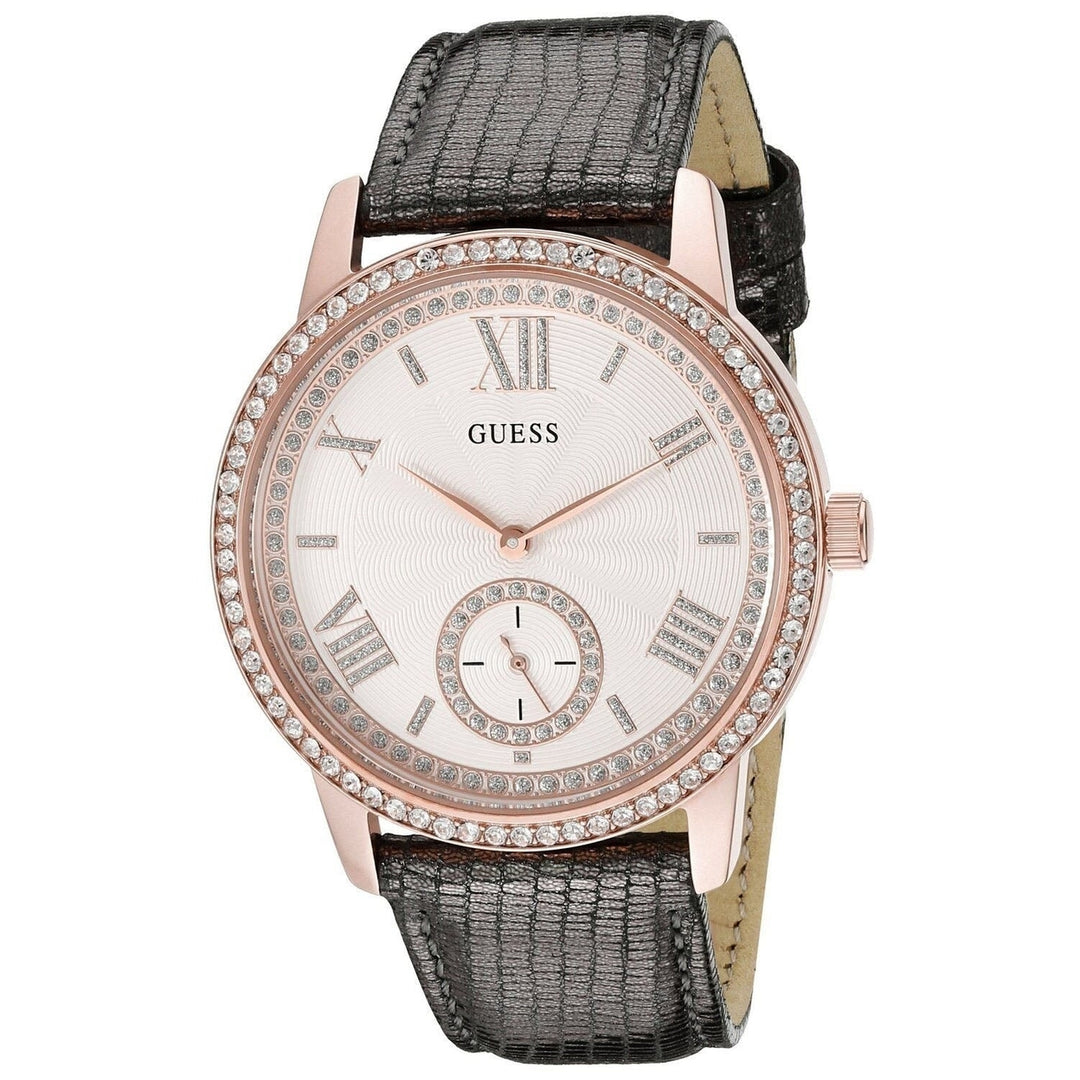 Guess Womens Gramercy White Dial Watch - W0642L3 Image 1