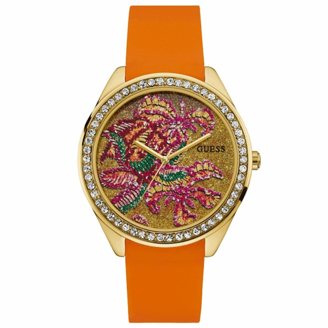 Guess Womens Trend Multicolor Dial Watch - W0960L2 Image 1