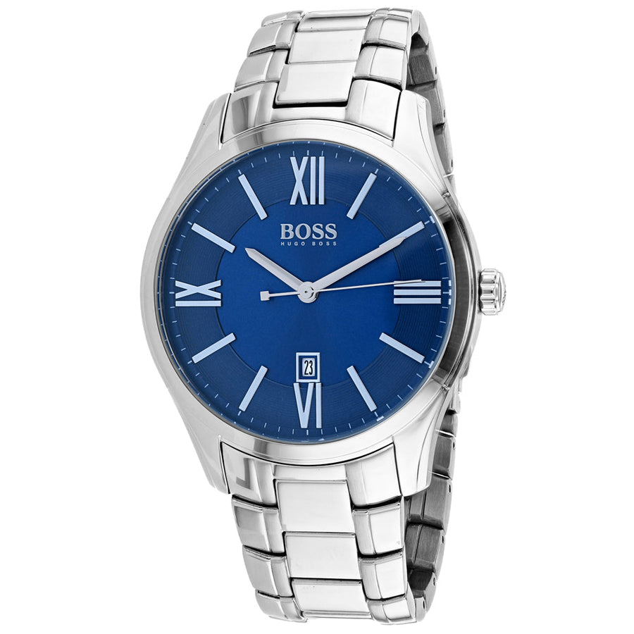 Hugo Boss Mens Ambassador Blue Dial Watch - 1513034 Image 1