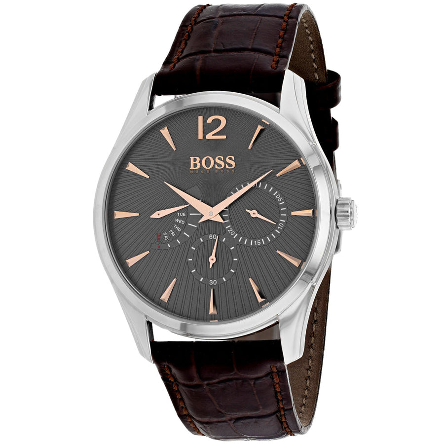 Hugo Boss Mens Commander Black Dial Watch - 1513490 Image 1