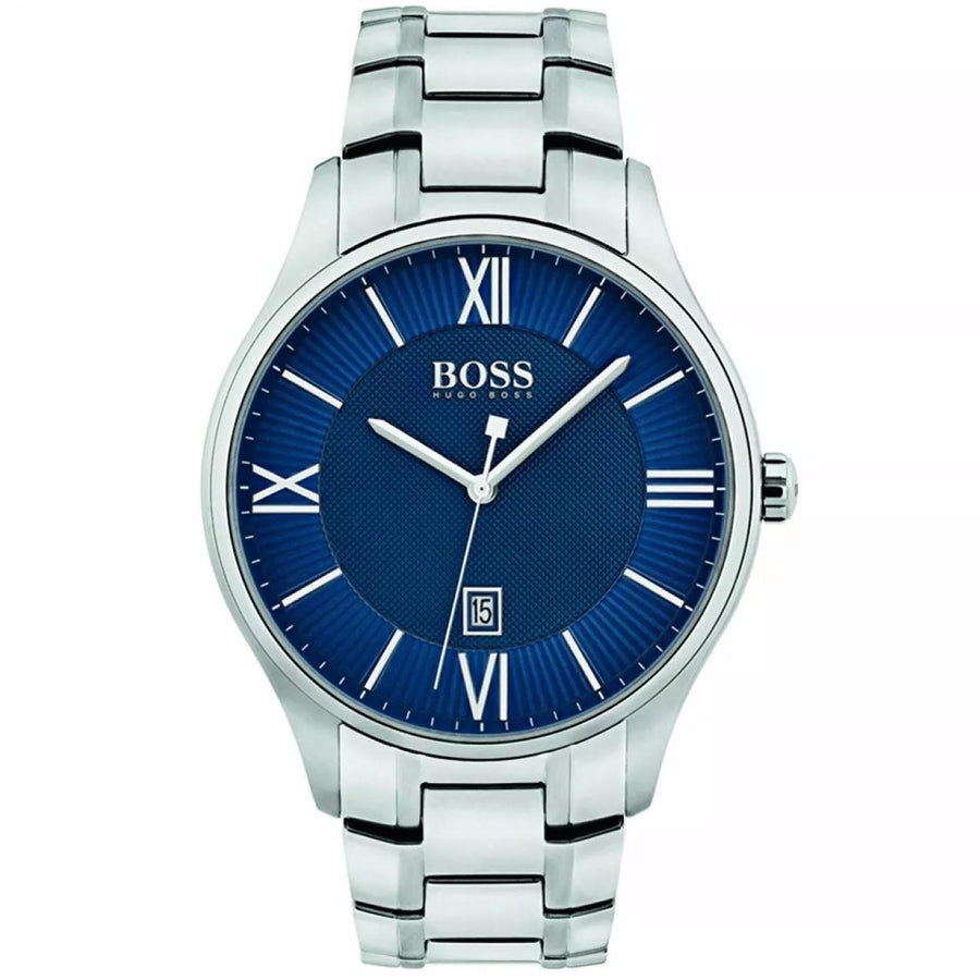 Hugo Boss Mens Governor Blue Dial Watch - 1513487 Image 1