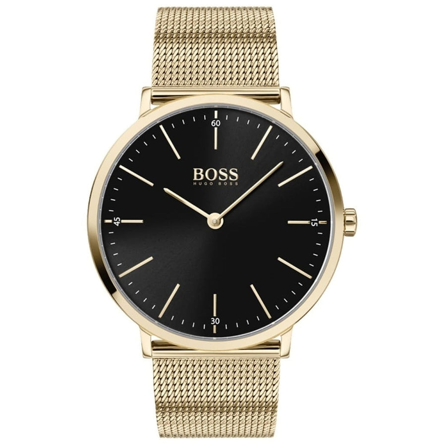 Hugo Boss Mens Horizon Black Dial Watch - 1513735 Image 1