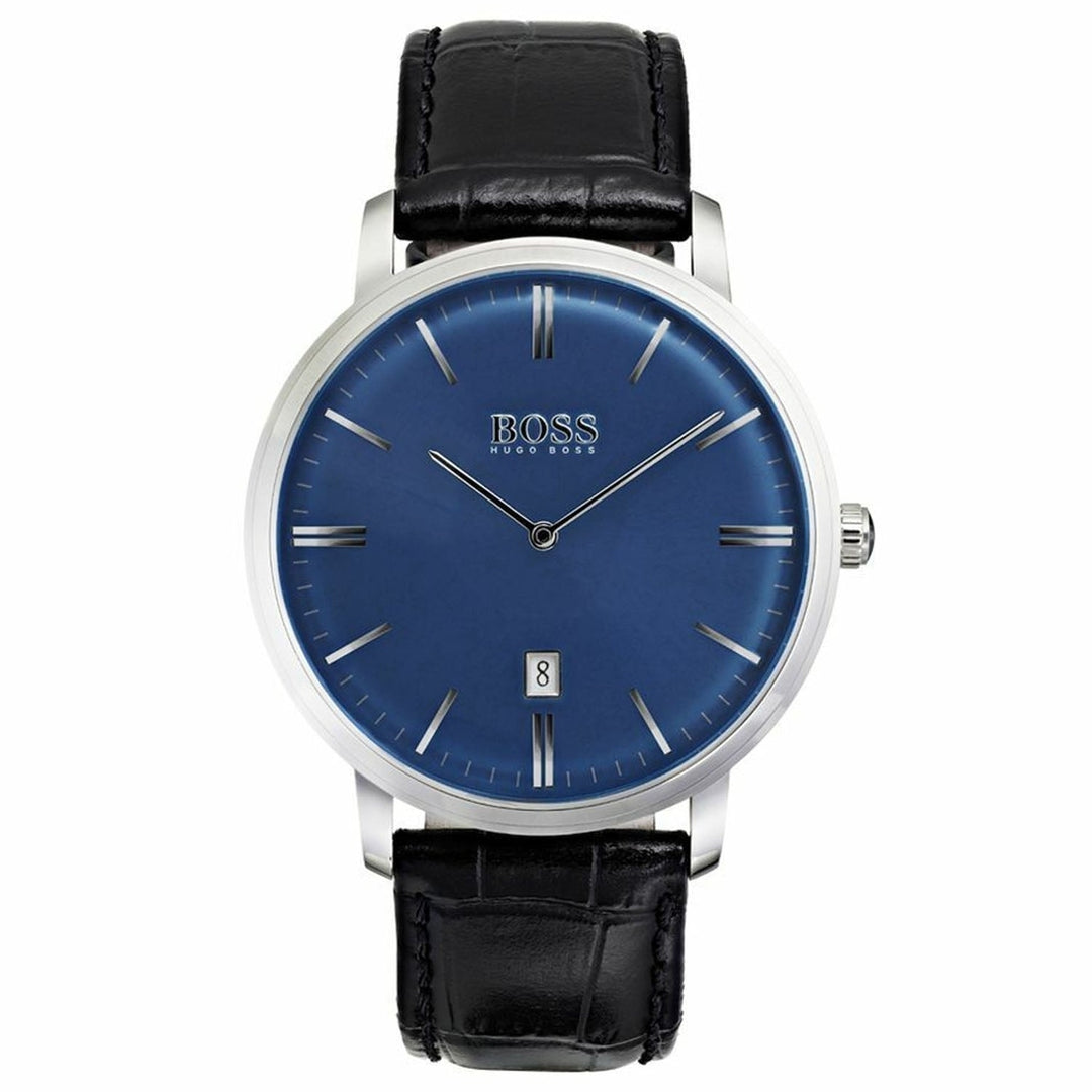 Hugo Boss Mens Tradition Blue Dial Watch - 1513461 Image 1