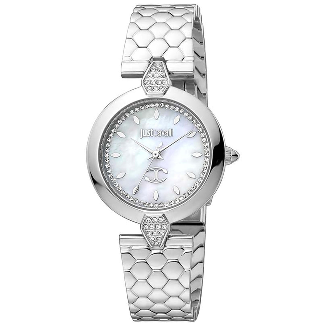 Just Cavalli Womens Mother of Pearl Dial Watch JC1L194M0045 Stainless Steel Image 1