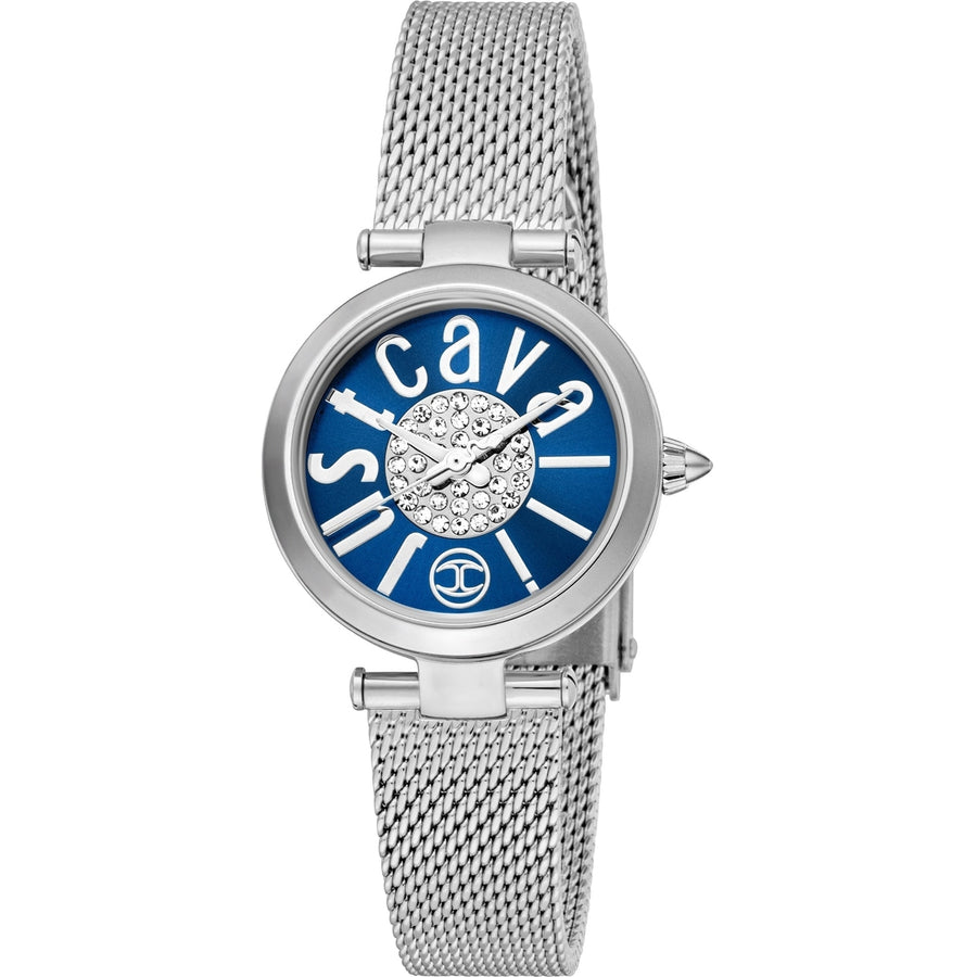 Just Cavalli Womens Modena Blue Dial Watch JC1L280M0035 Stainless Steel Bracelet Image 1