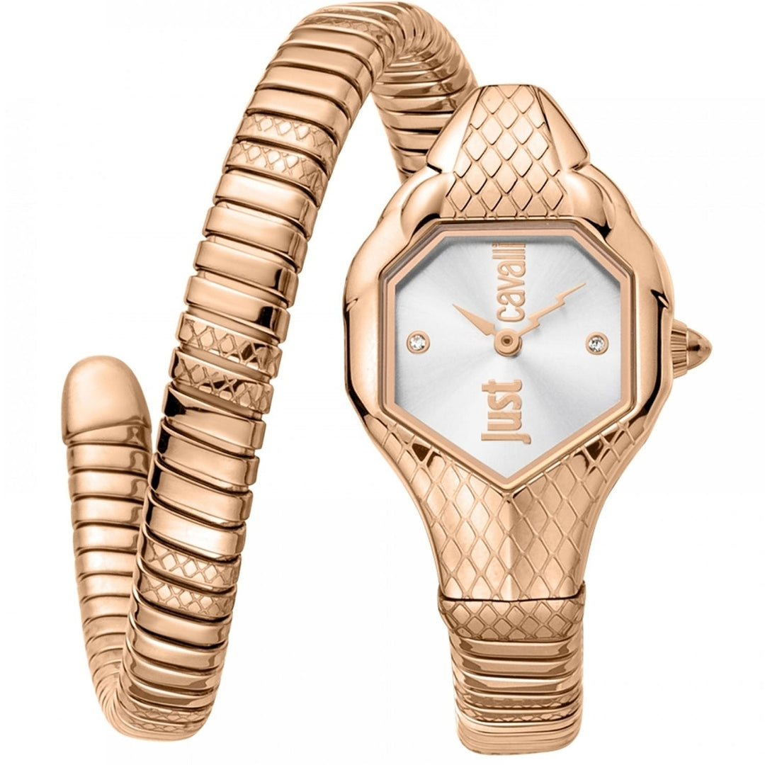 Just Cavalli Womens Serpente Silver Dial Watch - JC1L190M0055 Image 1