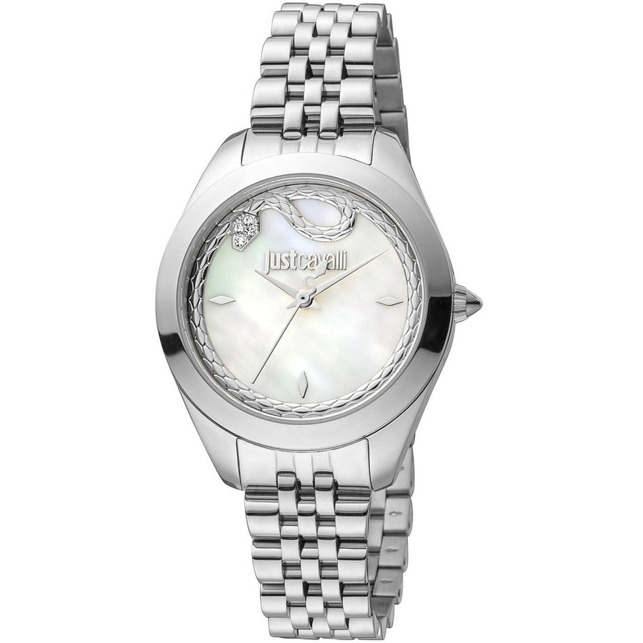 Just Cavalli Womens Mother of Pearl Dial Watch Stainless Steel JC1L210M0245 Image 1