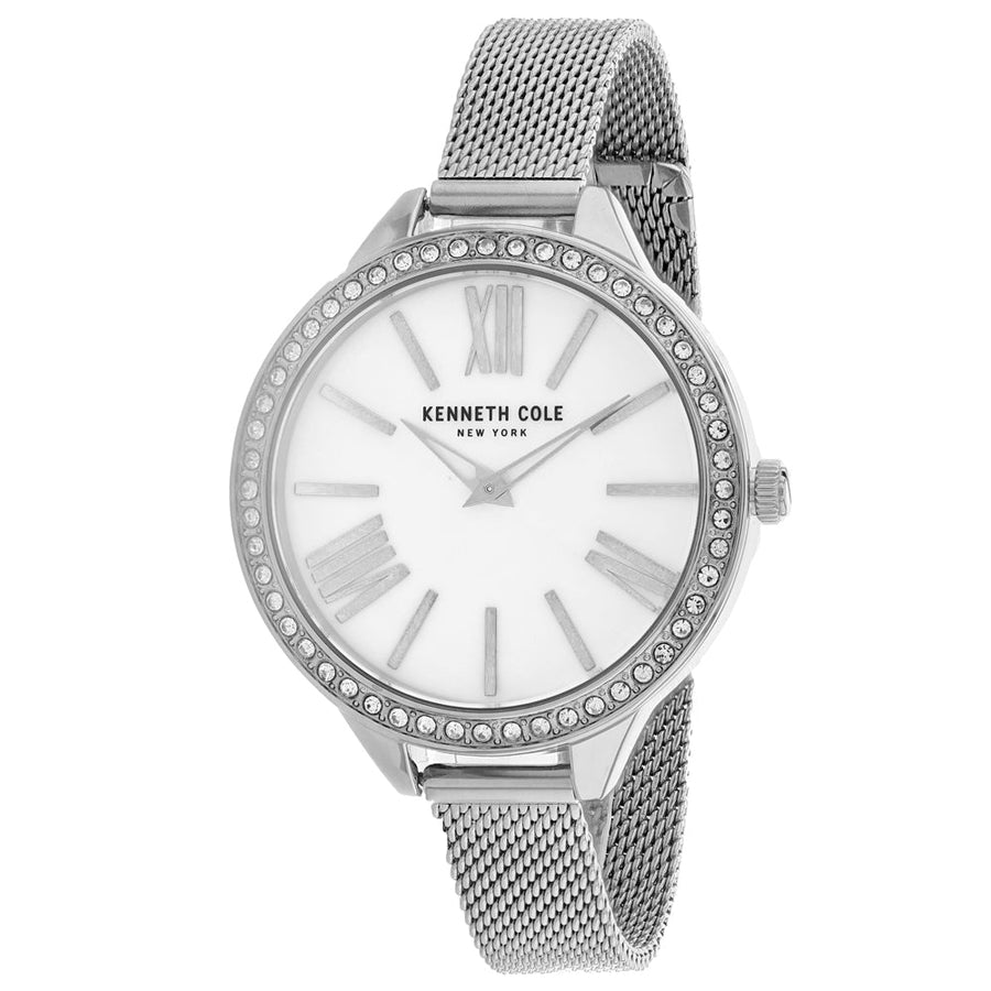 Kenneth Cole Womens KC50939001 Stainless Steel White Dial Quartz Watch Image 1