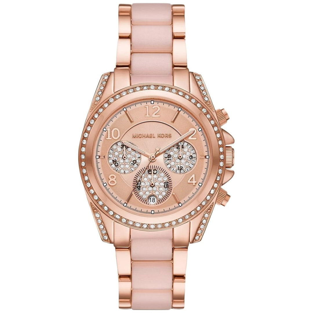 Michael Kors Womens Blair Rose Gold Dial Watch - MK6763 Image 1