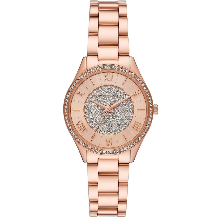 Michael Kors Lauryn Watch MK4736 Rose Gold Dial Stainless Steel Bracelet Image 1