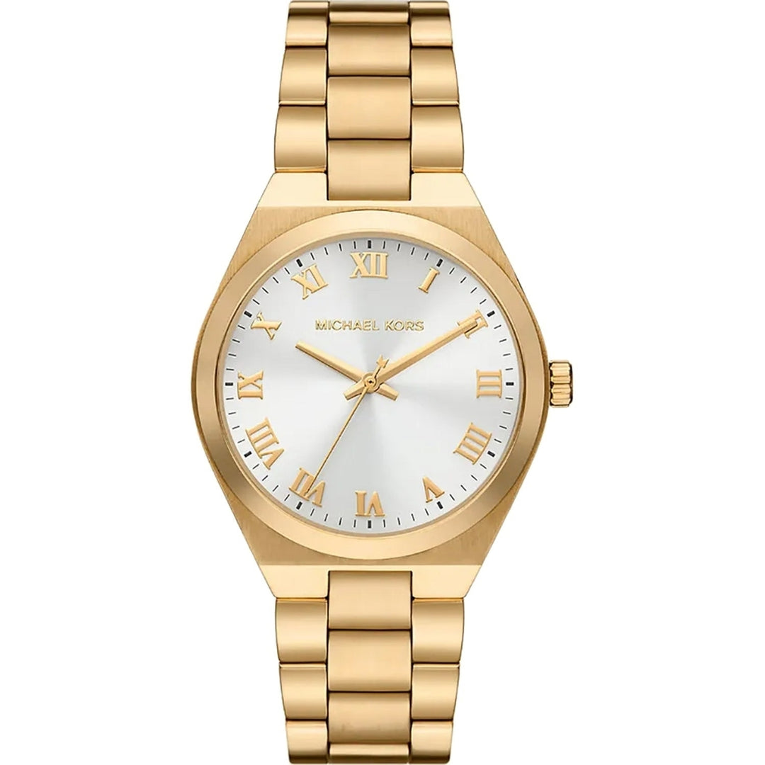 Michael Kors Womens Lenox Gold Dial Watch - MK7391 Image 1