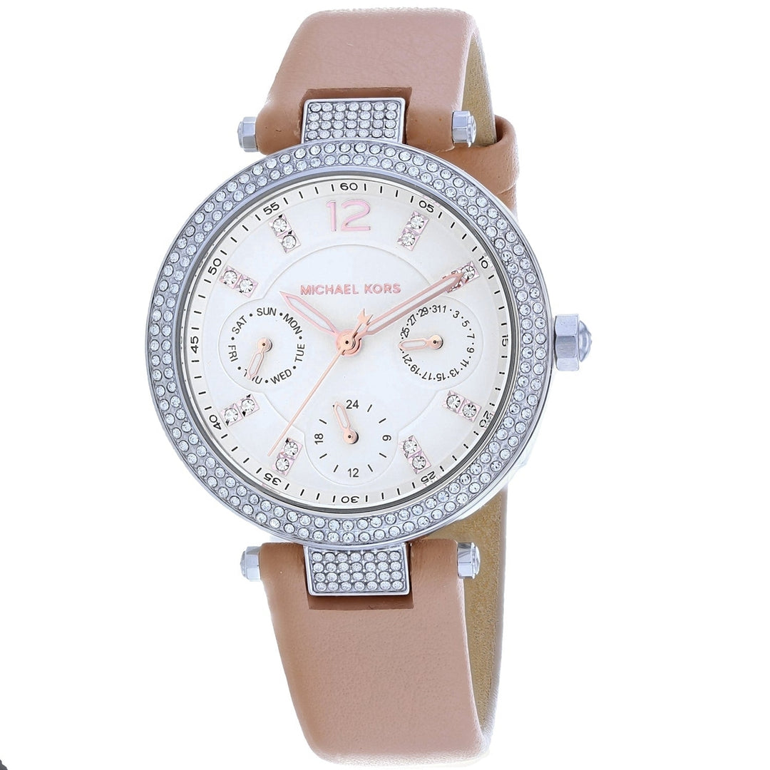 Michael Kors Womens Parker White Dial Watch - MK2913 Image 1