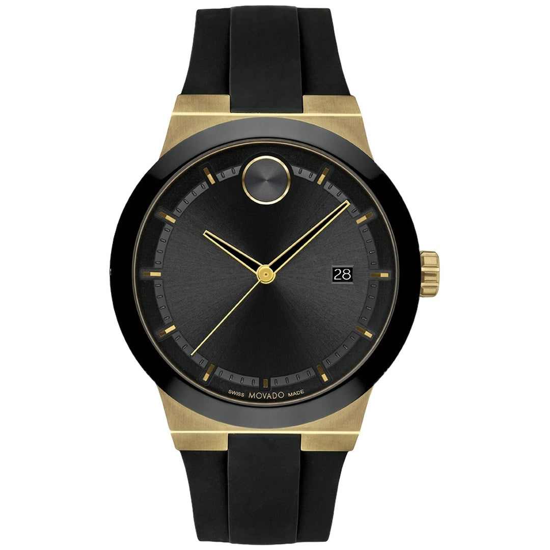 Movado Mens Bold Black Dial Watch - 3600850 Image 1