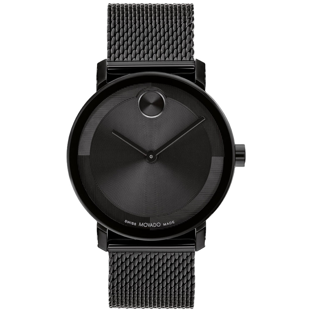 Movado Mens Bold Black Dial Watch - 3601072 Image 1