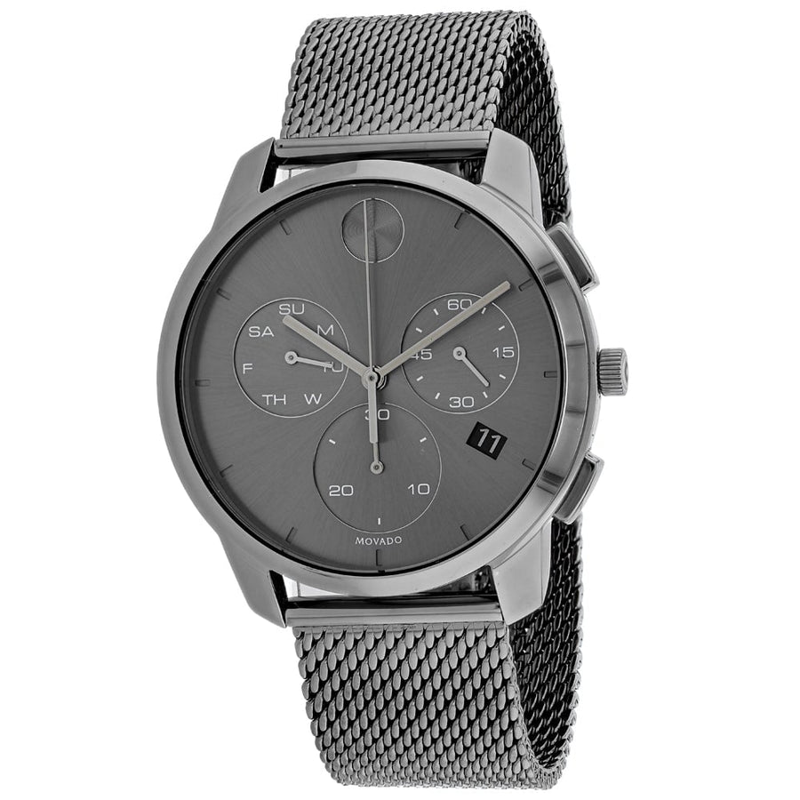 Movado Mens Bold Gunmetal Dial Watch - 3600635 Image 1