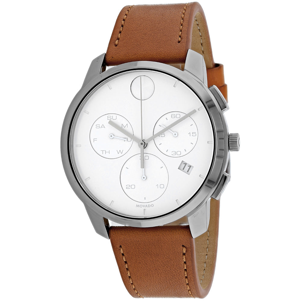 Movado Mens Bold White Dial Watch - 3600631 Image 1