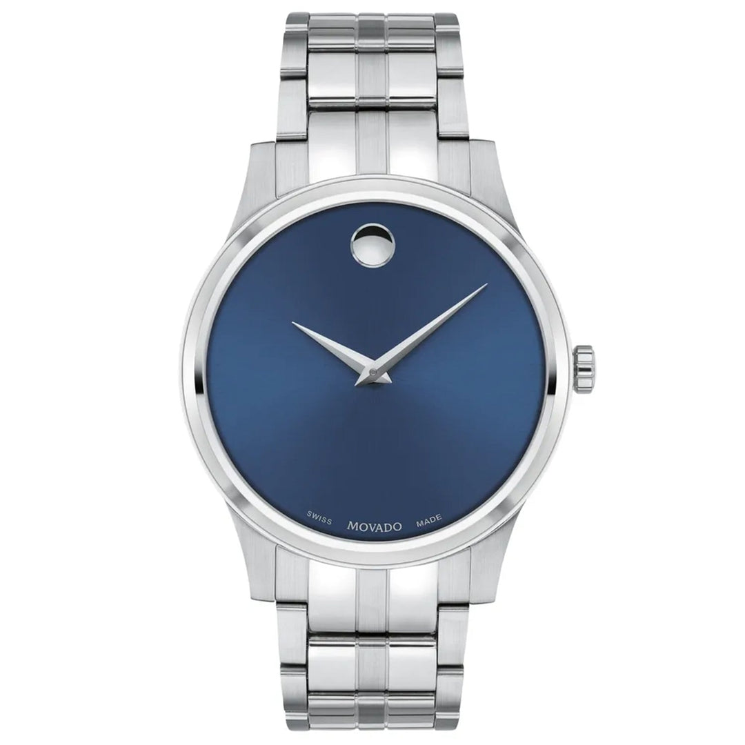 Movado Mens Classic Blue Dial Watch - 607534 Image 1