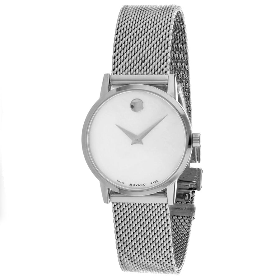 Movado Womens Museum Silver Dial Watch - 607350 Image 1