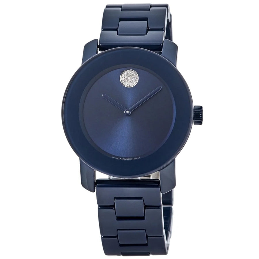 Movado Womens Bold Blue Dial Watch - 3600805 Image 1