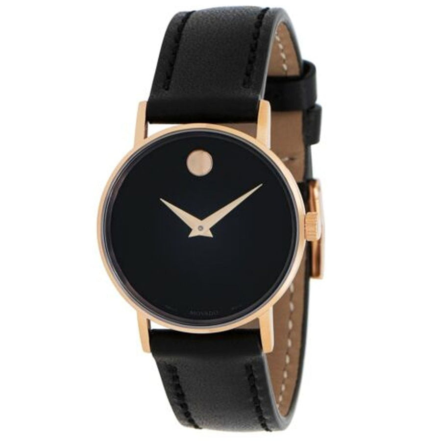 Movado Womens Classic Black Dial Watch - 607320 Image 1