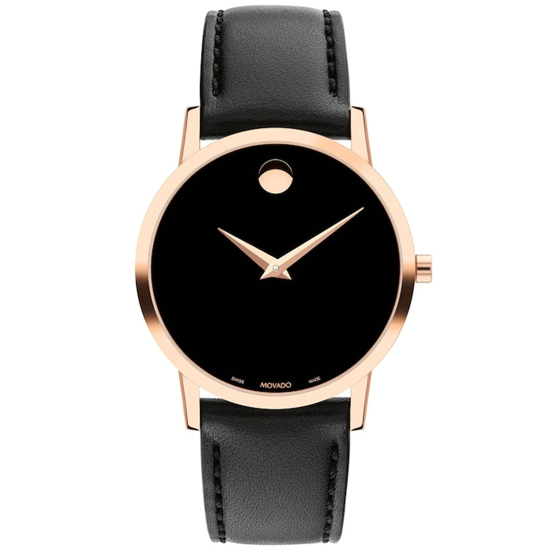 Movado Womens Classic Black Dial Watch - 607585 Image 1