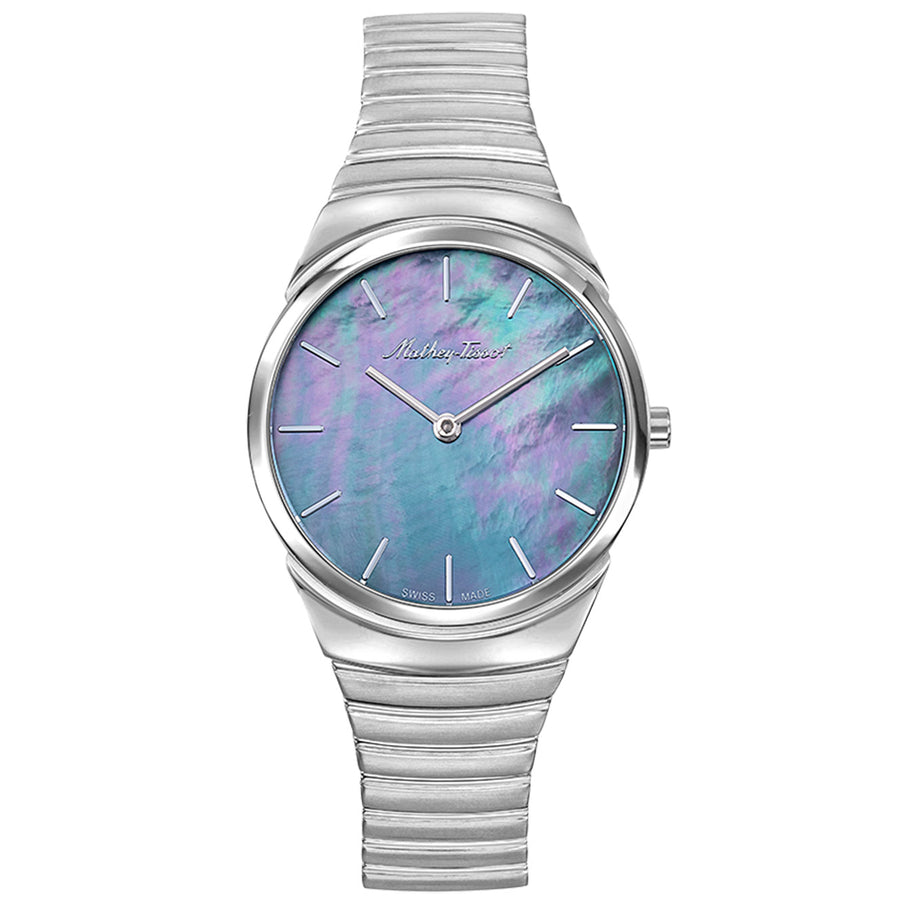 Mathey Tissot Womens Classic Mother of Pearl Dial Stainless Steel Watch D1091AN Image 1