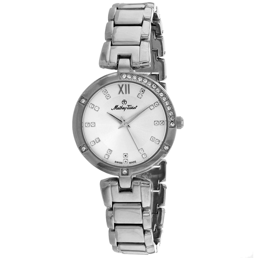 Mathey Tissot Womens Classic Silver Dial Watch Stainless Steel D2583AI 50M Water Resistant Image 1