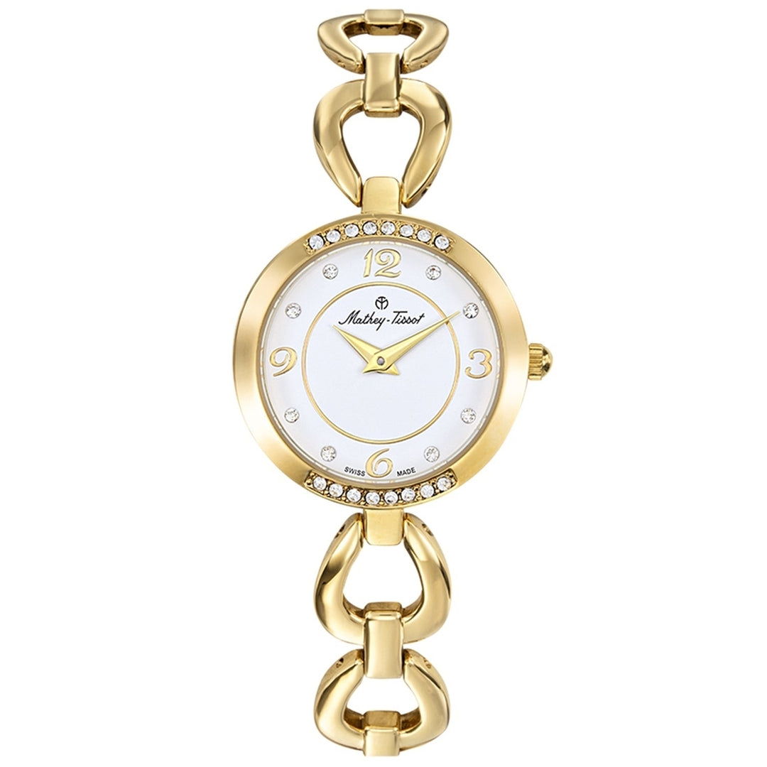 Mathey Tissot Womens Fleury 1496 White Dial Watch - D1496PYI Image 1