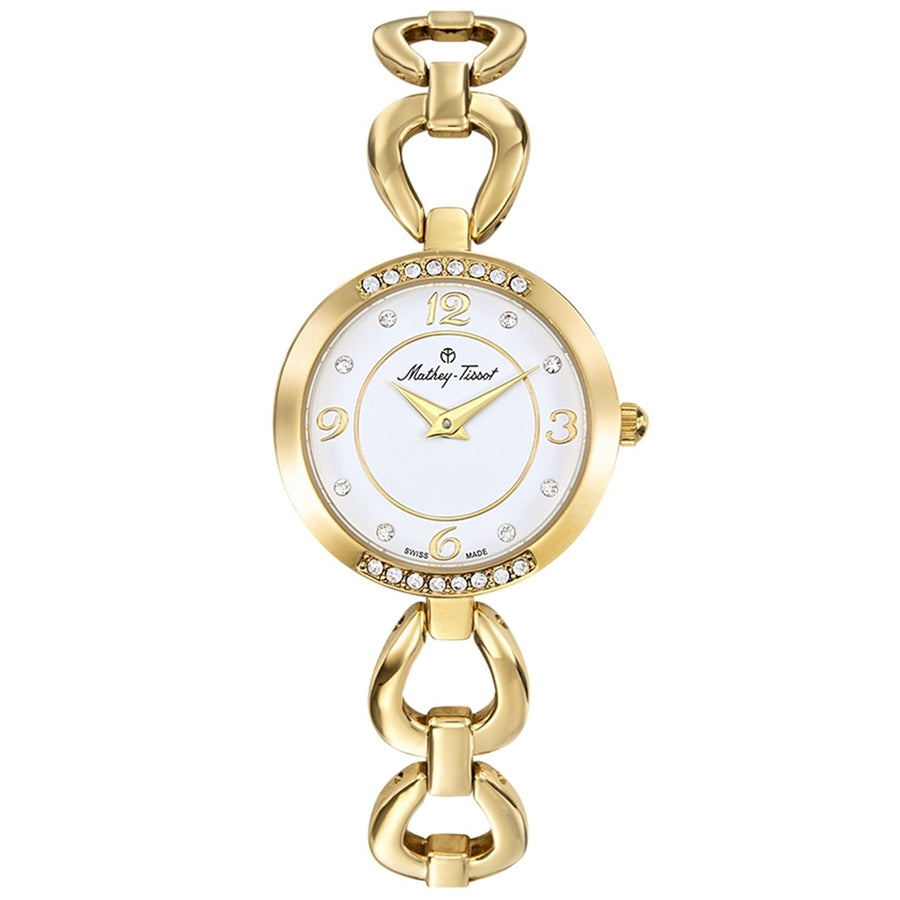 Mathey Tissot Womens Fleury 1496 White Dial Watch - D1496PYI Image 1