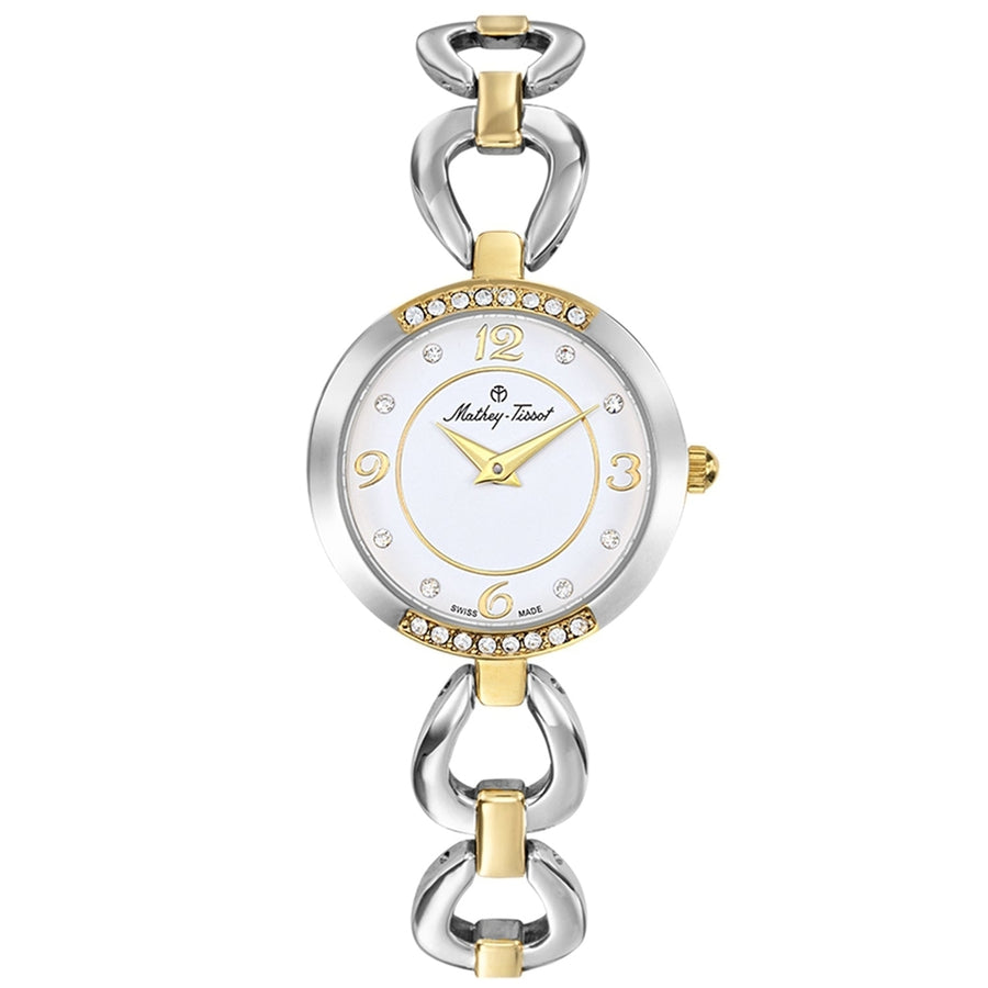 Mathey Tissot Womens Fleury 1496 White Dial Watch - D1496BYI Image 1