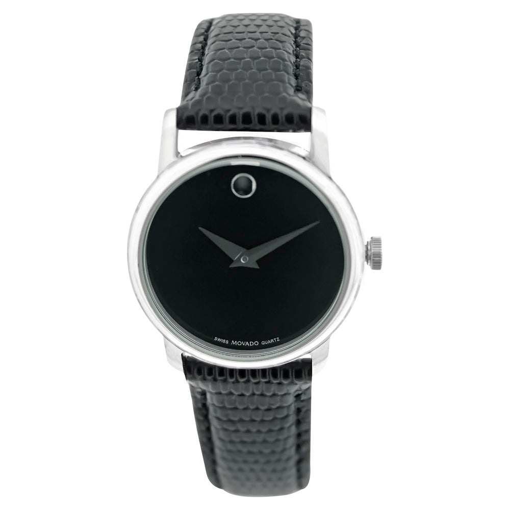 Movado Womens Museum Black Dial Watch - 2100004 Image 1