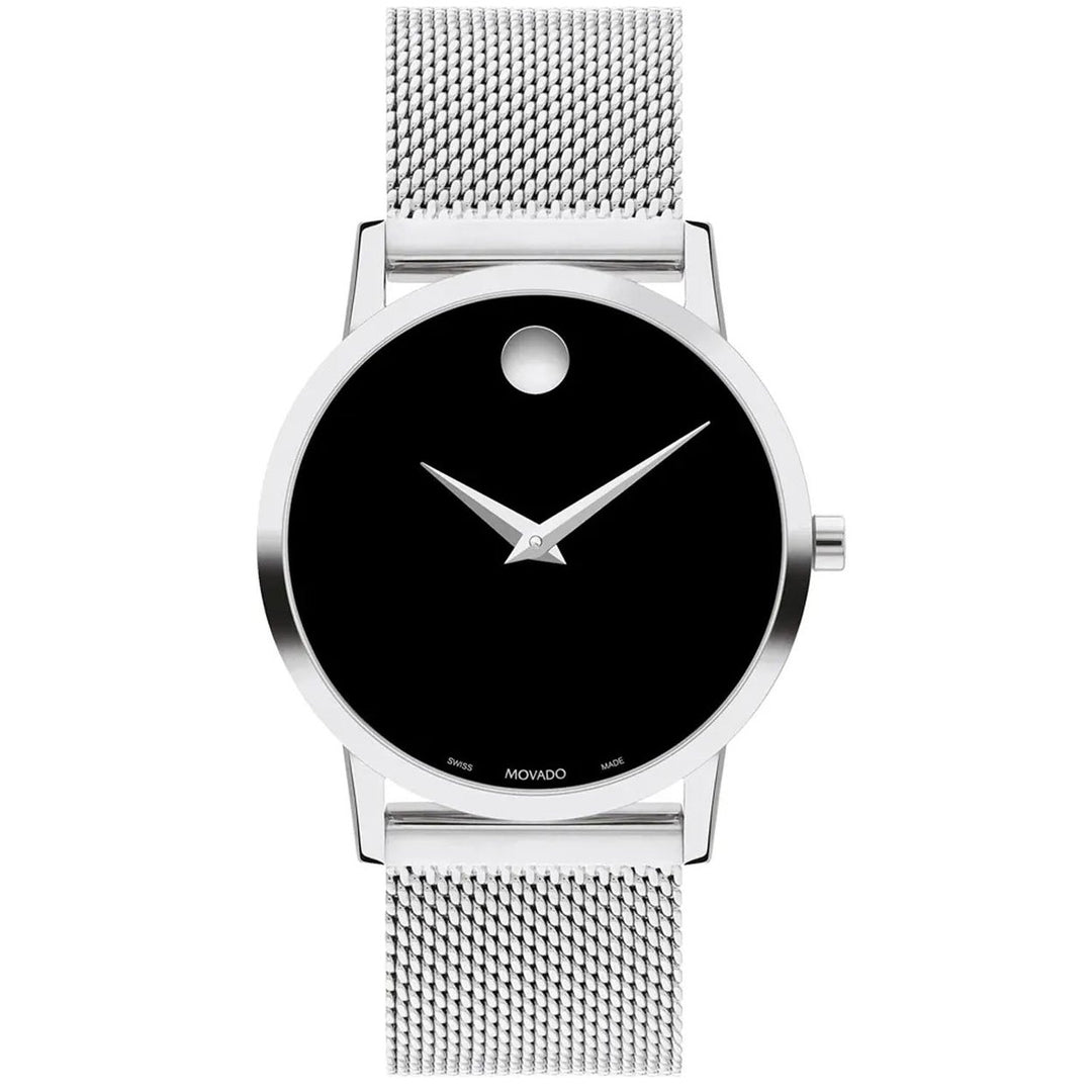 Movado Womens Museum Classic Black Dial Watch - 607646 Image 1