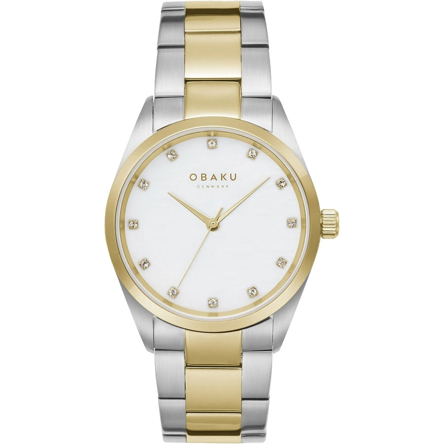 Obaku Womens Chili Butter White Dial Watch - V263LXFWSF Image 1