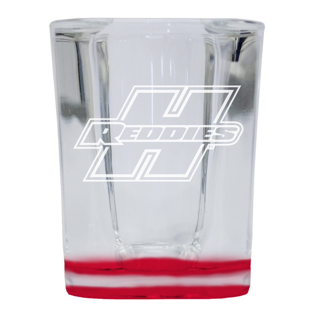 Henderson State Reddies 2 Ounce Engraved Shot Glass Square Officially Licensed Collegiate Product Image 4