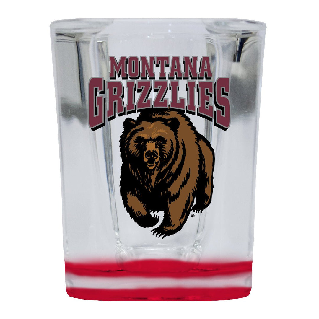 Montana University 2 Ounce Shot Glass Square Officially Licensed Collegiate Product Image 1