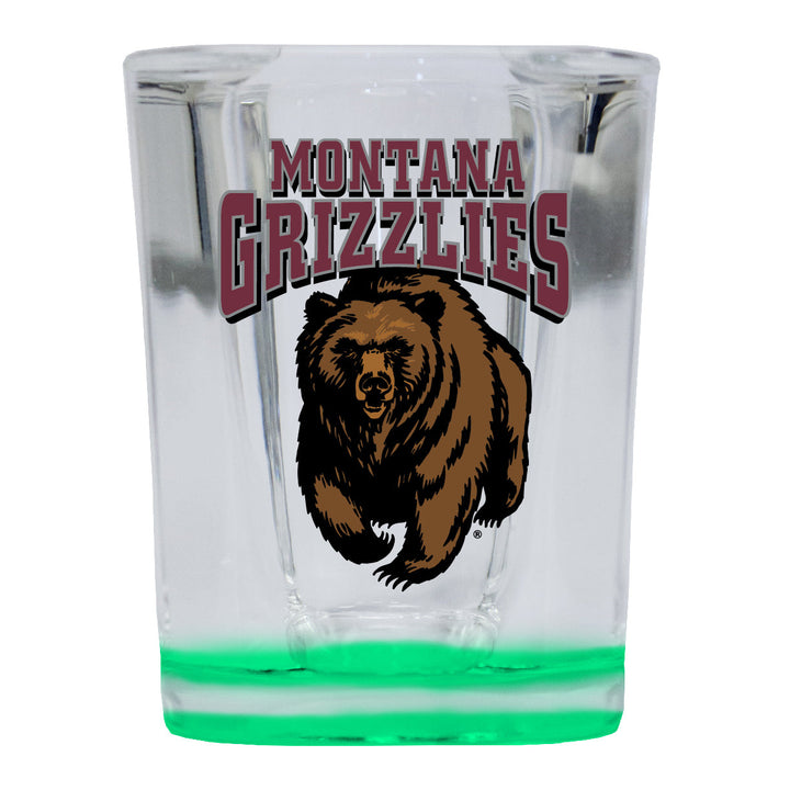 Montana University 2 Ounce Shot Glass Square Officially Licensed Collegiate Product Image 3