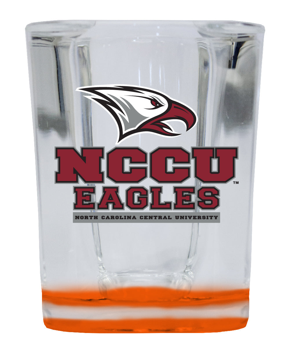 North Carolina Central Eagles 2 Ounce Shot Glass Square Officially Licensed Collegiate Product Image 4