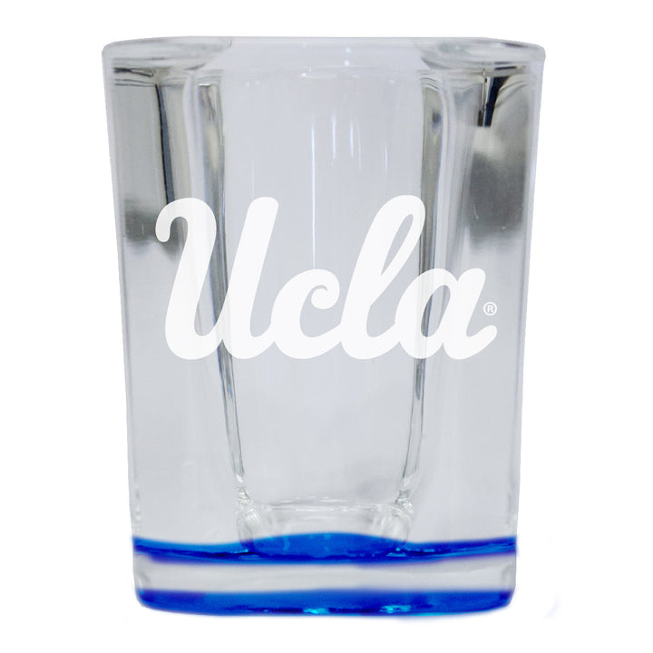 UCLA Bruins 2 Ounce Engraved Shot Glass Square Officially Licensed Collegiate Product Image 2