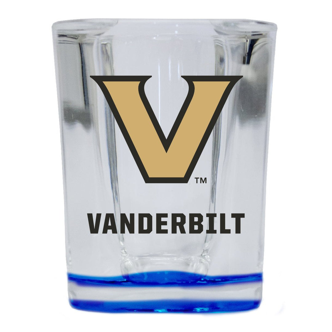 Vanderbilt University 2 Ounce Shot Glass Square Officially Licensed Collegiate Product Image 3