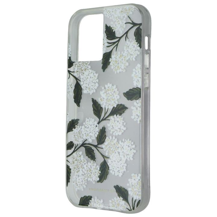 Rifle Paper Co Hard Case for iPhone 12 and 12 Pro - Hydrangea White/Clear Image 1