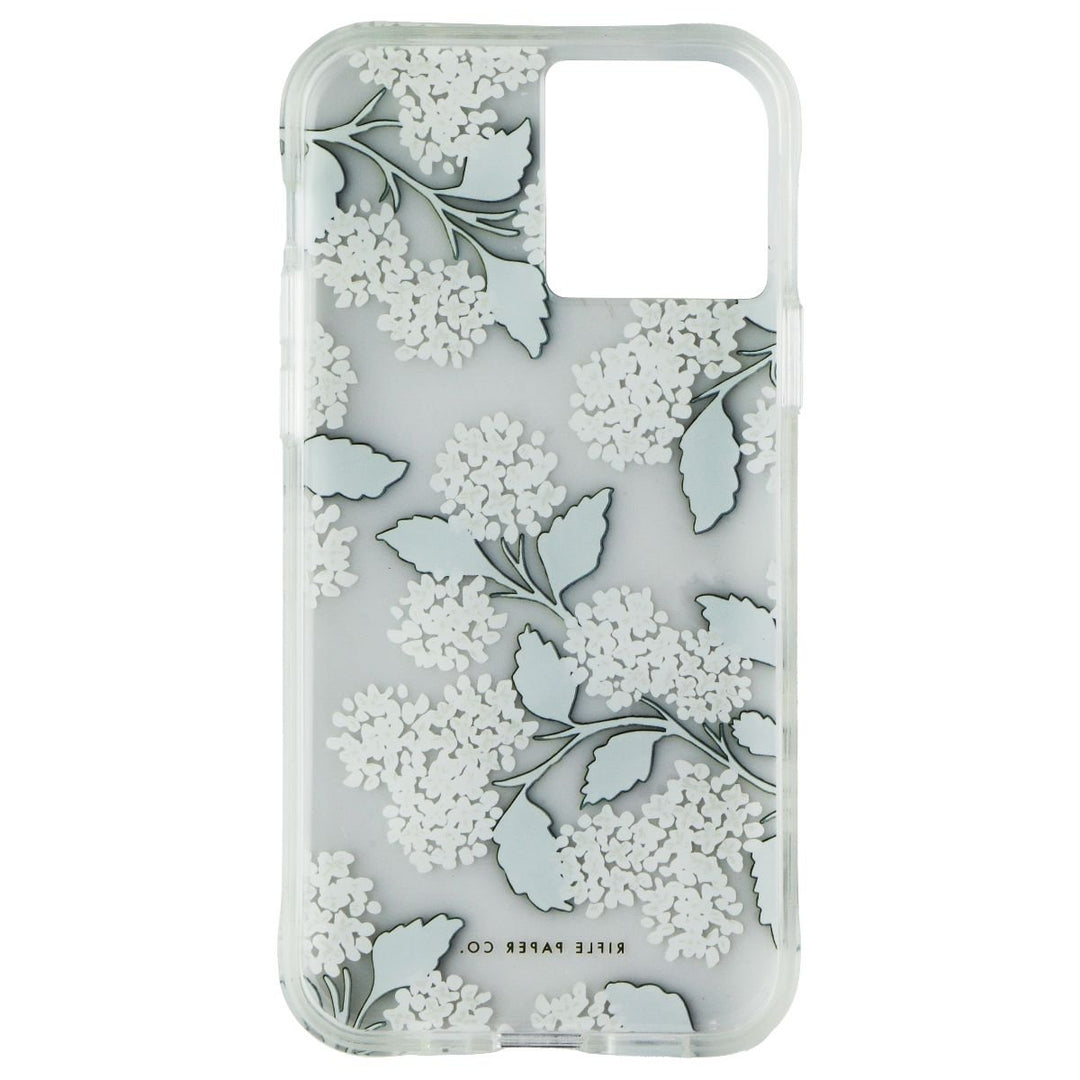 Rifle Paper Co Hard Case for iPhone 12 and 12 Pro - Hydrangea White/Clear Image 3