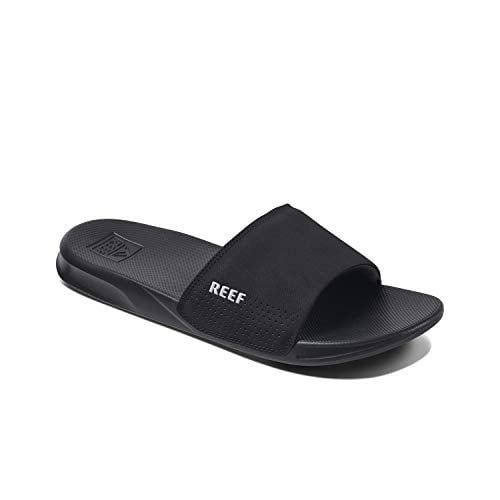 REEF Mens Black One Slide Sandals RF0A3ONDBLA Comfy Injection Molded EVA Image 2