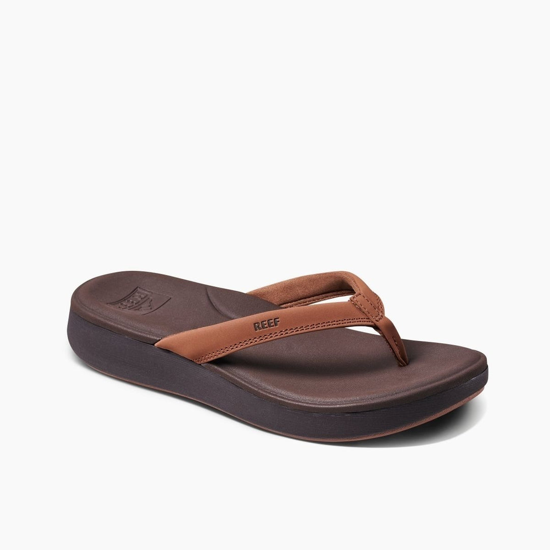 REEF Womens Cushion Cloud Flip Flop Espresso - CJ3634 ESPRESSO Image 1